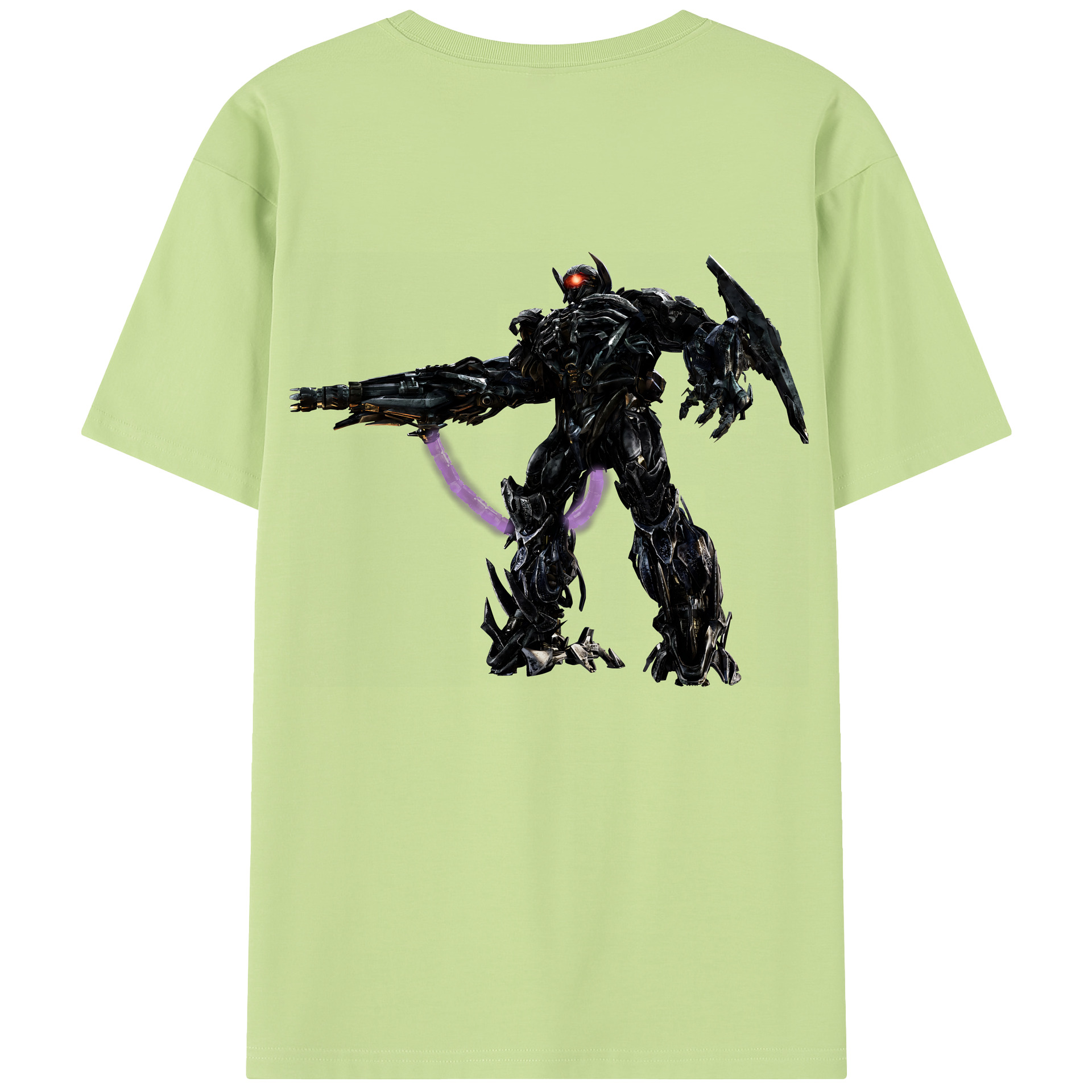 （画像用） Transformers トランスフォーマー 綿100％半袖Tシャツ（背面プリント）
